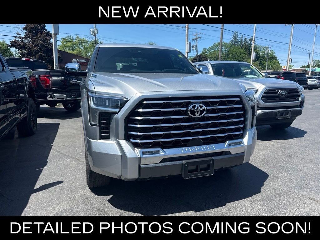 Certified Used 2025 Celestial Silver Metallic Toyota Capstone image 1