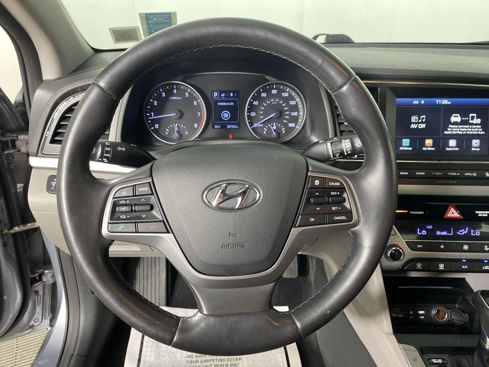 Used 2017 Shale Gray Metallic Hyundai Limited image 13
