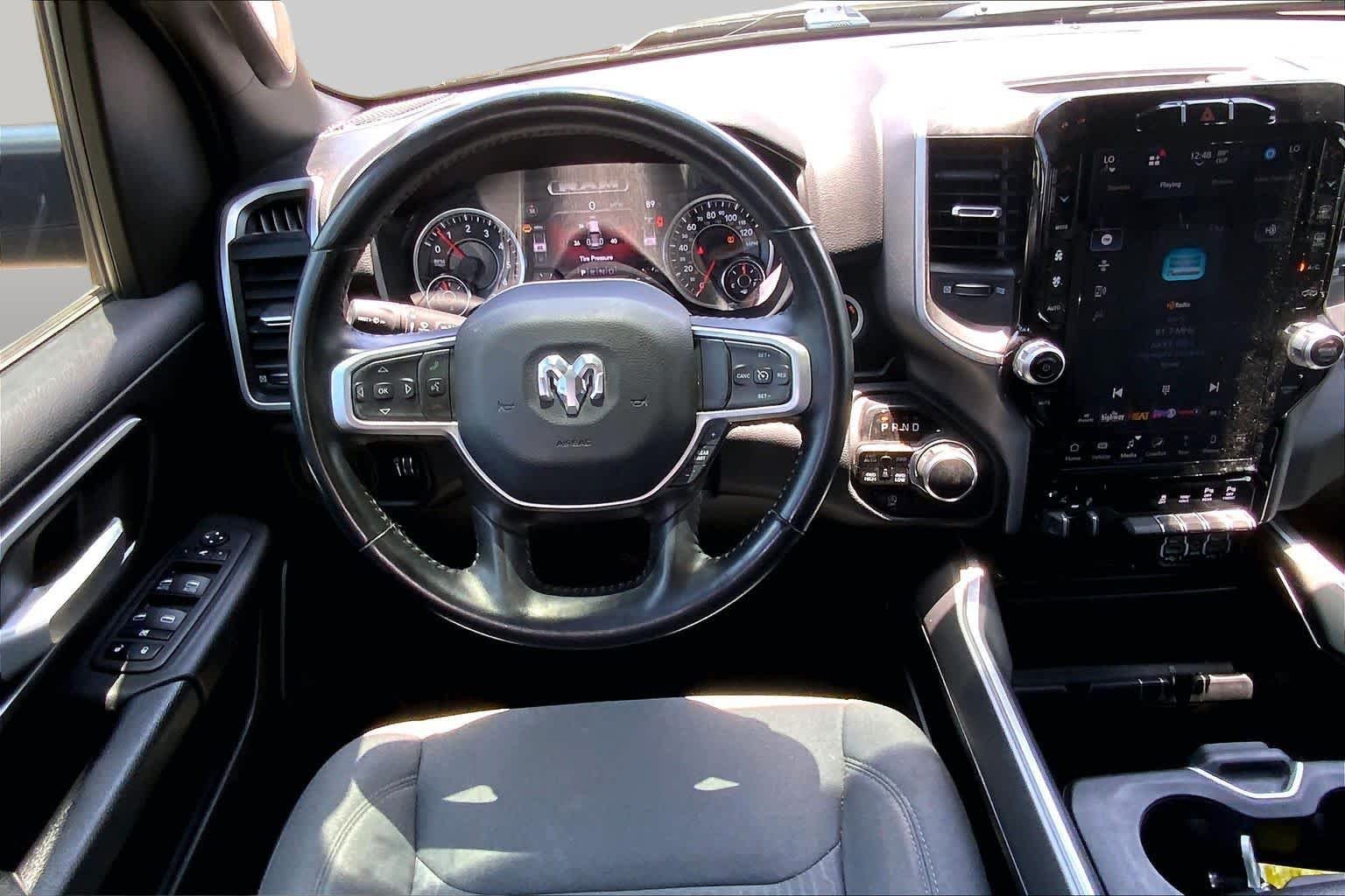 Used 2023 Diamond Black Crystal Pearlcoat Ram Lone Star image 6