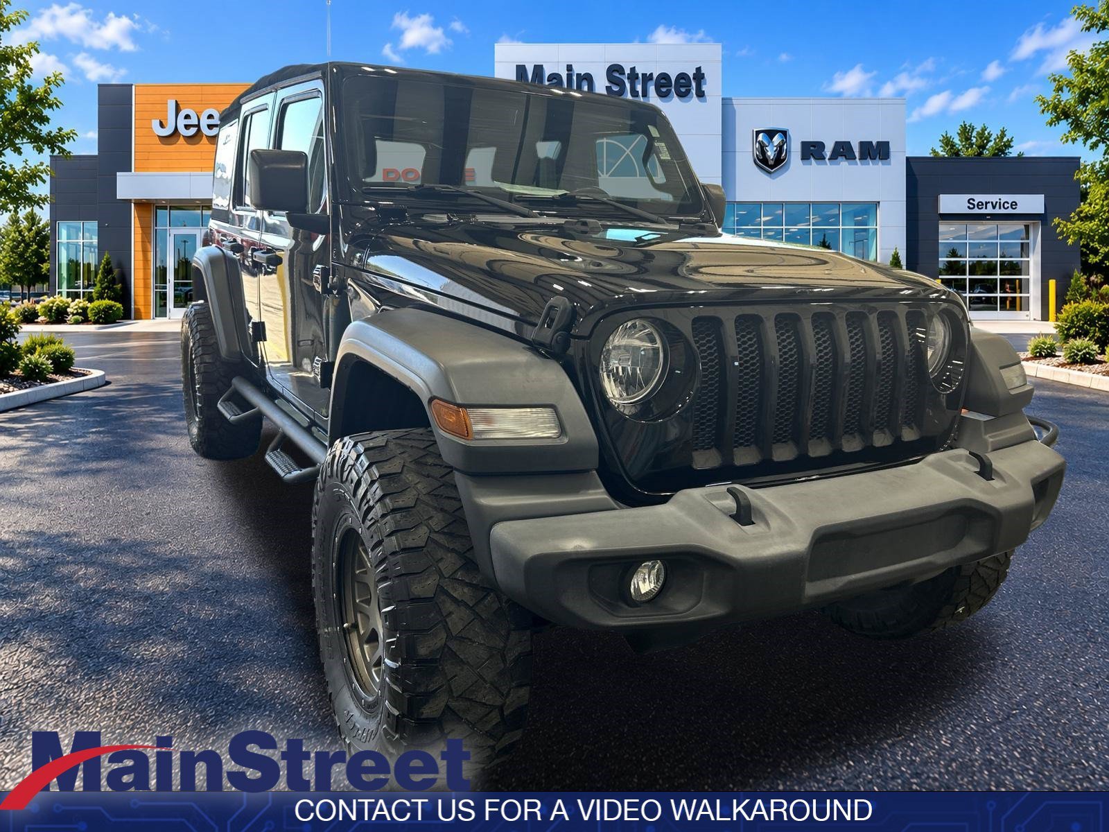 Used 2018 Black Clearcoat Jeep Sport S image 6