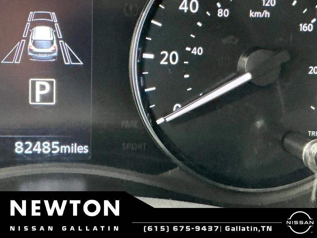 Used 2023 Electric Blue Metallic/Super Black Nissan SV image 23