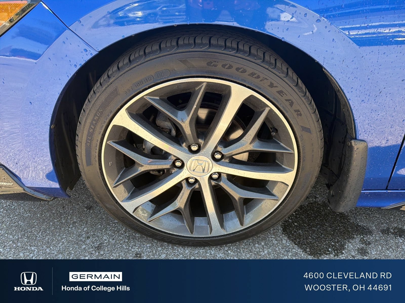 Certified Used 2023 Aegean Blue Metallic Honda 1.5T 4D TOURING image 37