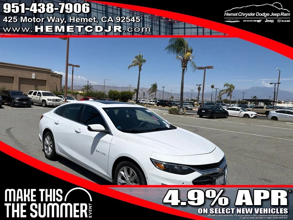 Used 2022 White Chevrolet LT image 1