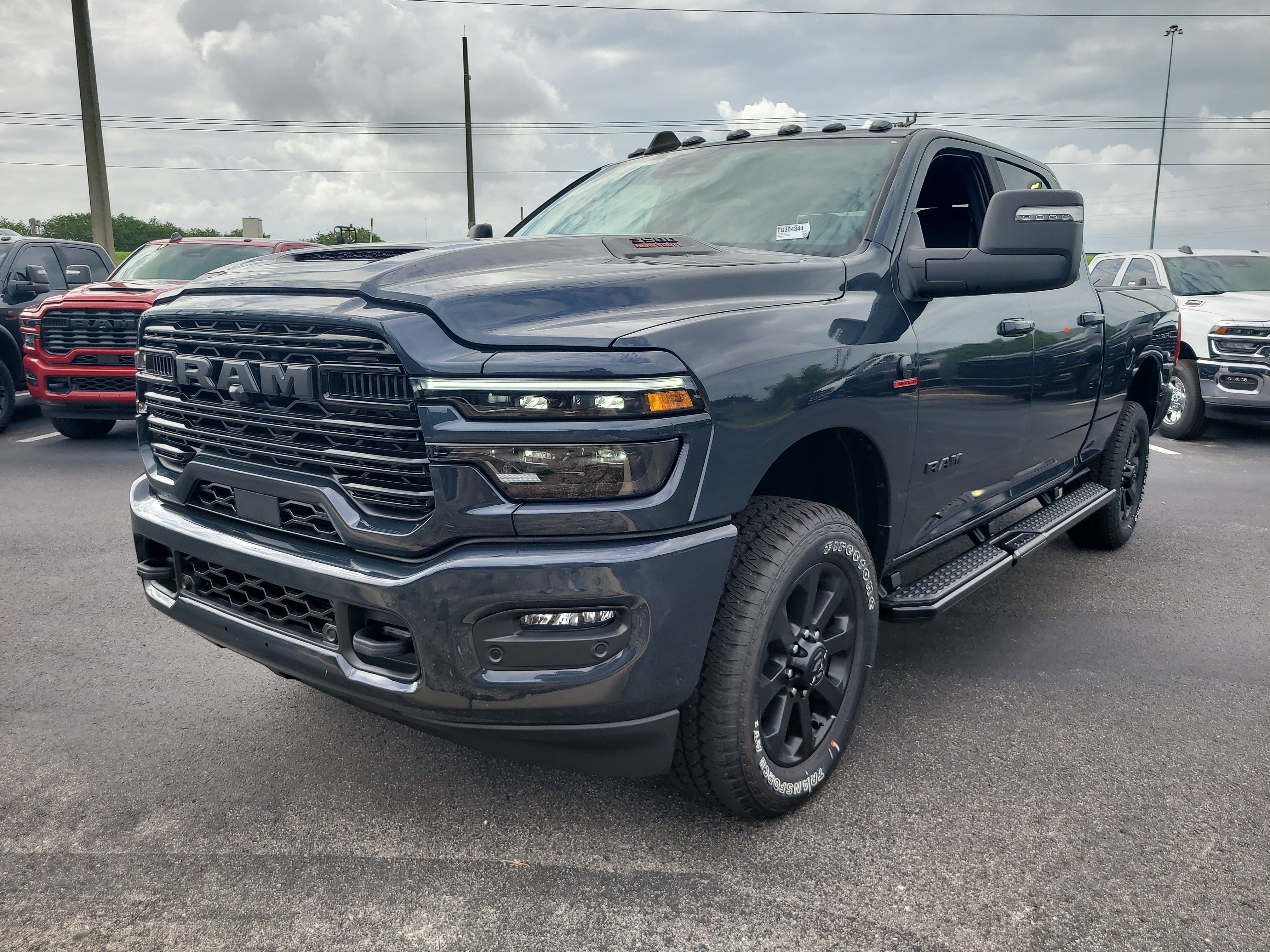 New 2026 Forged Blue Metallic Exterior Paint RAM Laramie image 4
