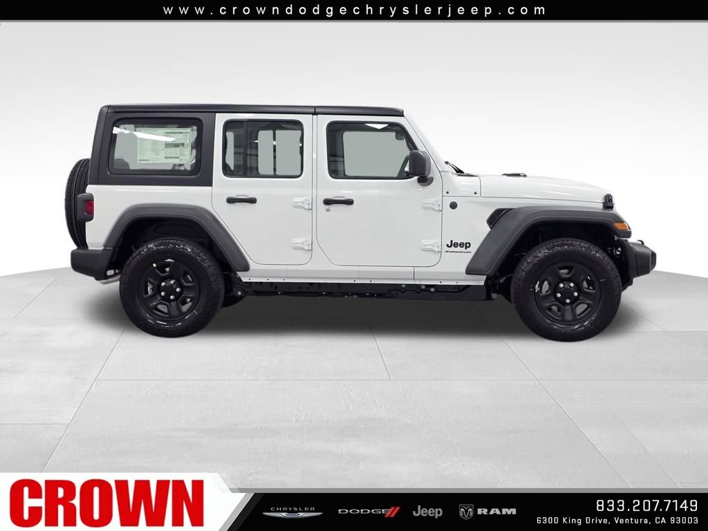 New 2026 Bright White Clear-Coat Exterior Paint Jeep Sport image 4