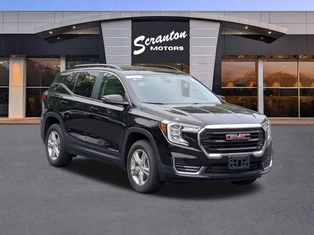 Used 2023 Ebony Twilight Metallic GMC SLE image 7