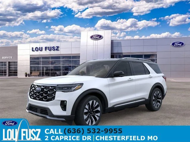 New 2026 Star White Metallic Tri-Coat Ford Platinum image 1