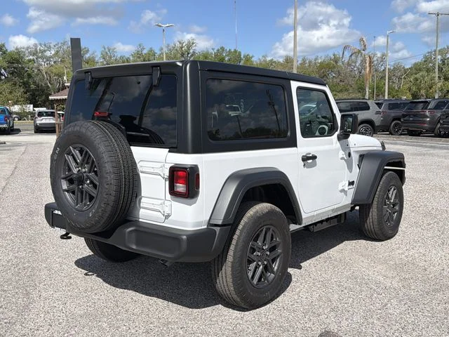 New 2026 Bright White Clear-Coat Exterior Paint Jeep Sport S image 4