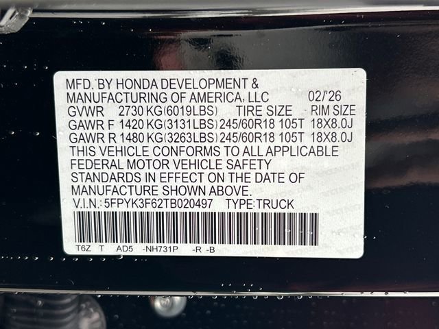 2026 Honda Ridgeline TrailSport - Photo 24