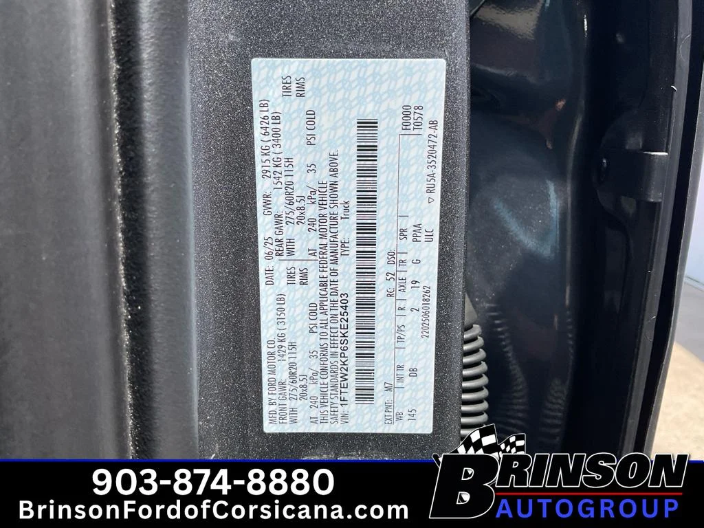 Used 2025 Carbonized Gray Metallic Ford STX image 29