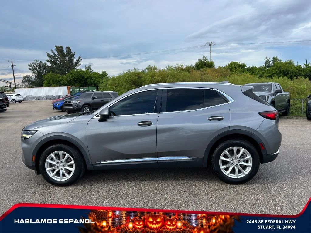 Used 2021 SATIN STEEL METALLIC Buick Preferred image 4