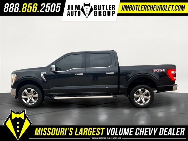 Used 2022 Black Ford LARIAT image 2