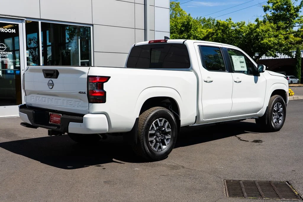 New 2026 Glacier White Nissan Crew Cab SV Long Bed image 6