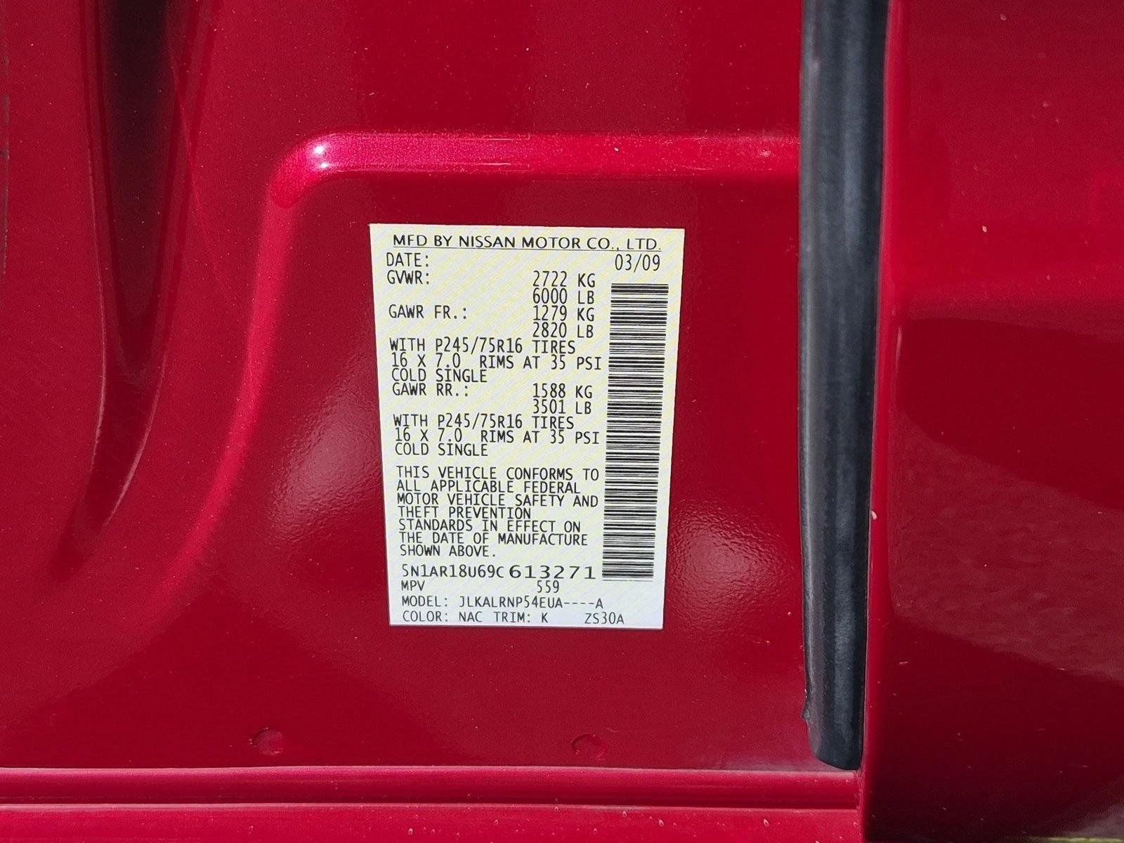 Used 2009 Red Brick Nissan S image 22