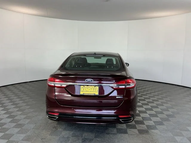 Used 2017 Burgundy Velvet Metallic Tinted Clearcoat Ford Titanium image 6