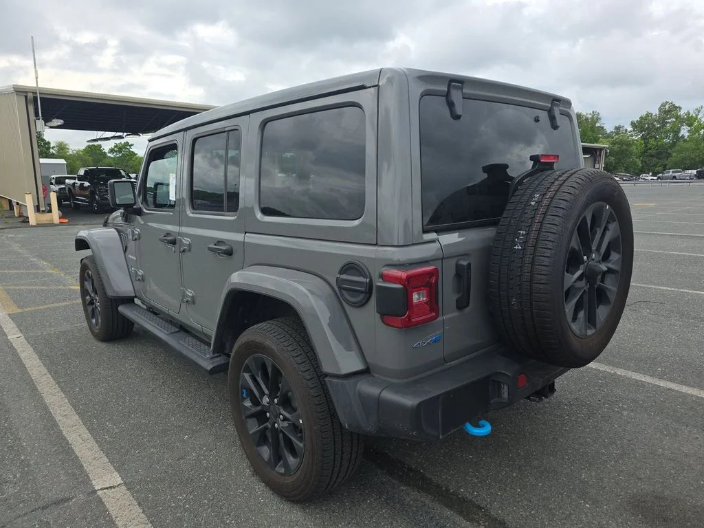 Used 2023 Gray Jeep Sahara 4xe image 4
