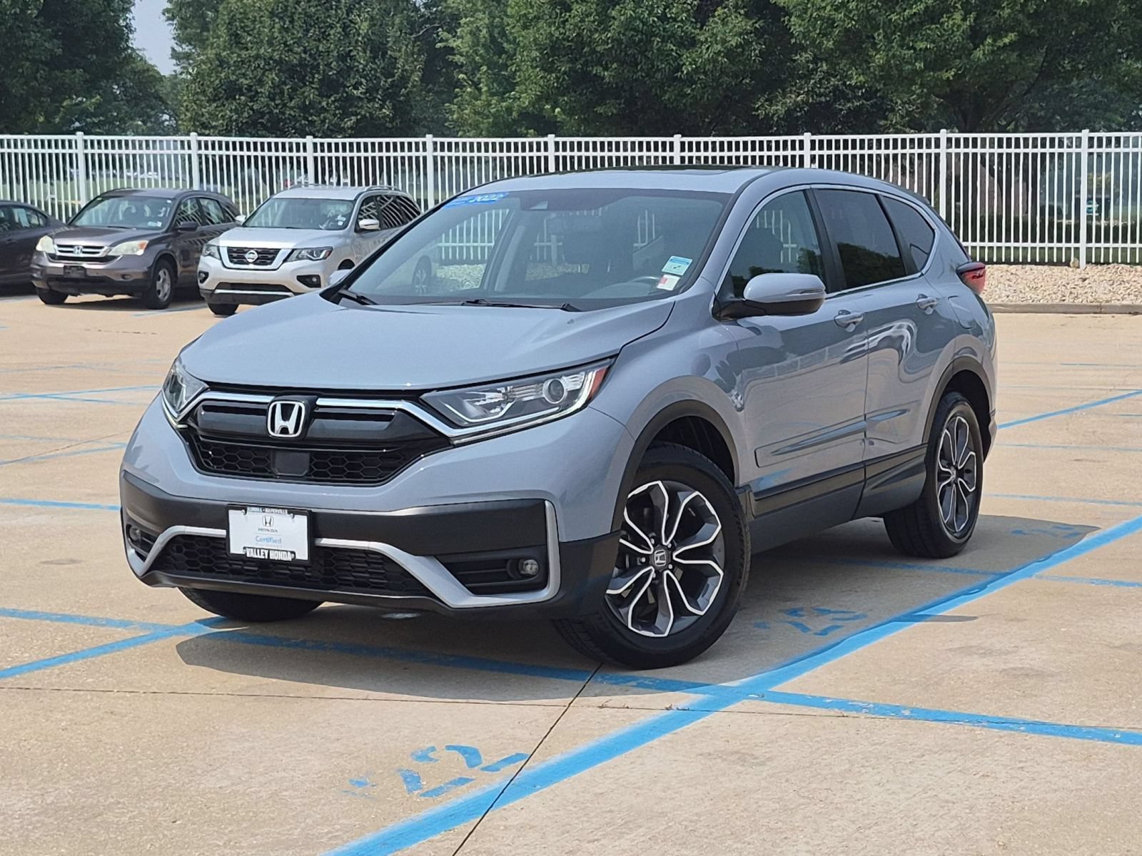 Certified Used 2022 Sonic Gray Pearl Honda EX-L AWD image 2