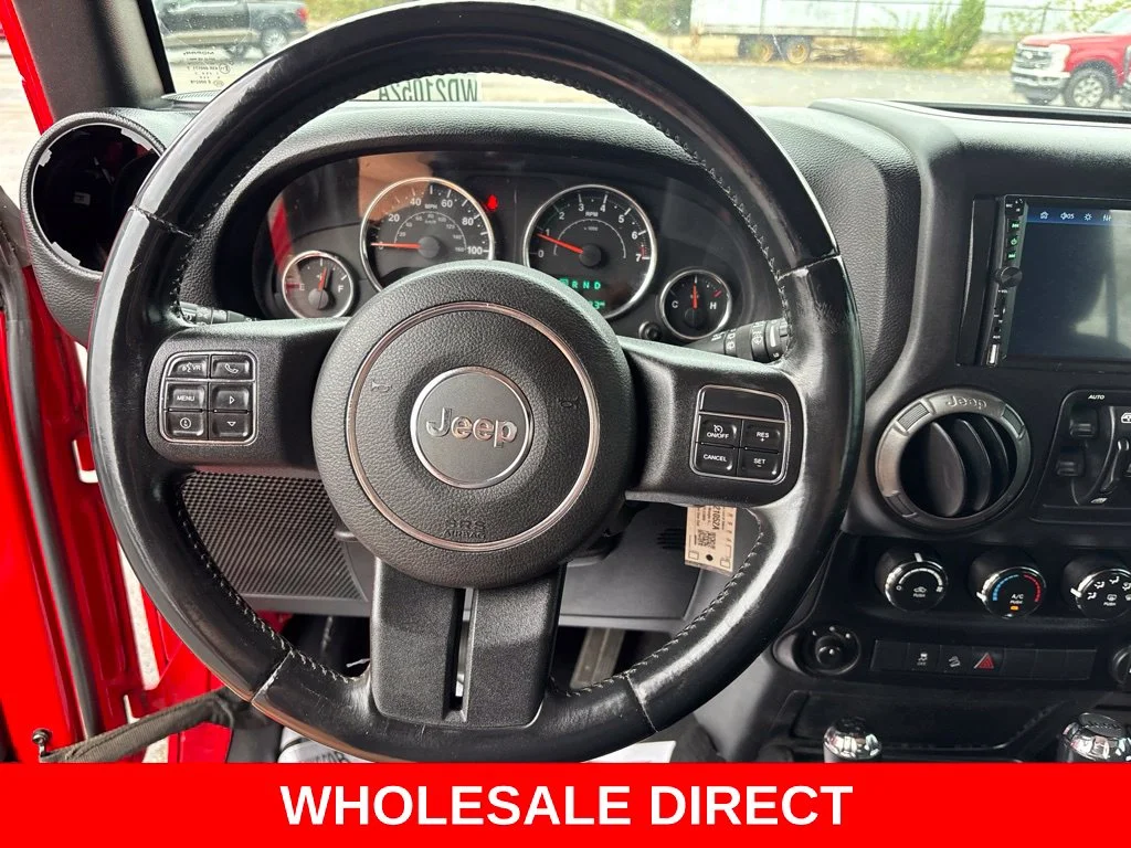 Used 2015 Red Jeep Unlimited Sport image 14