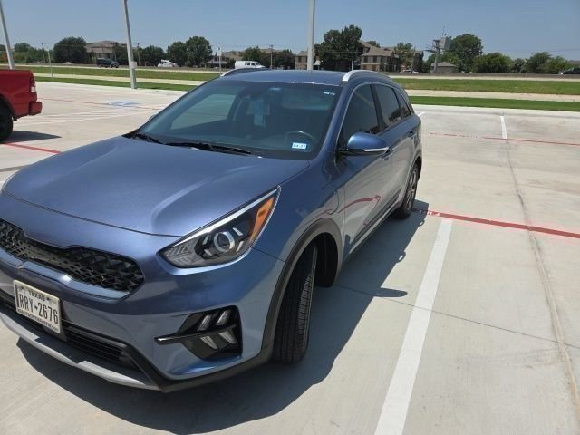 Used 2022 Blue Kia EX Premium image 3