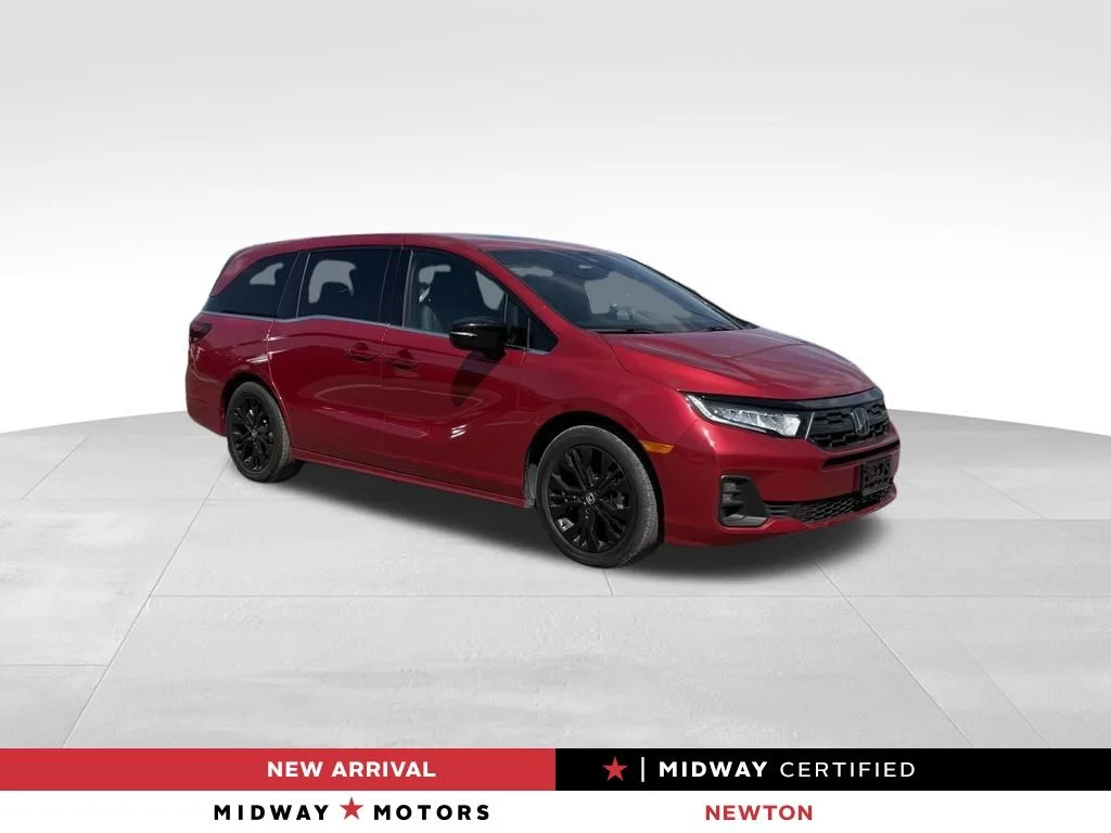 Certified Used 2025 Red Honda Sport-L image 1