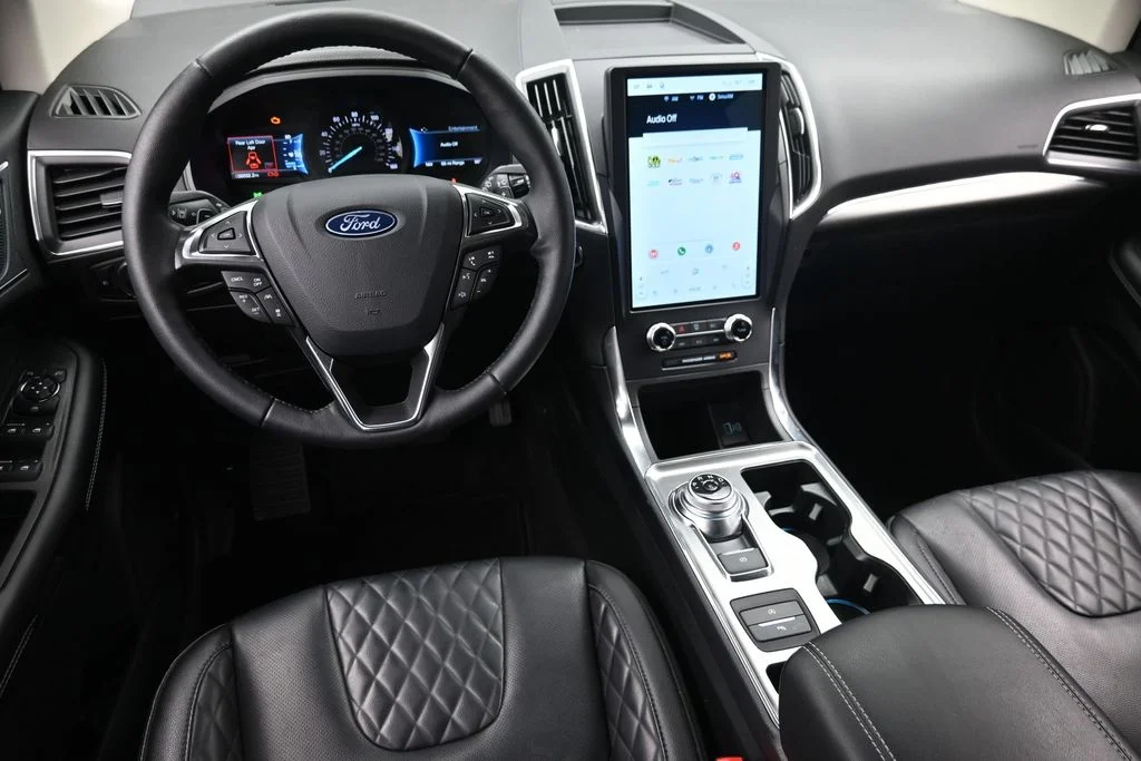 Used 2024 Blue Ford Titanium image 16