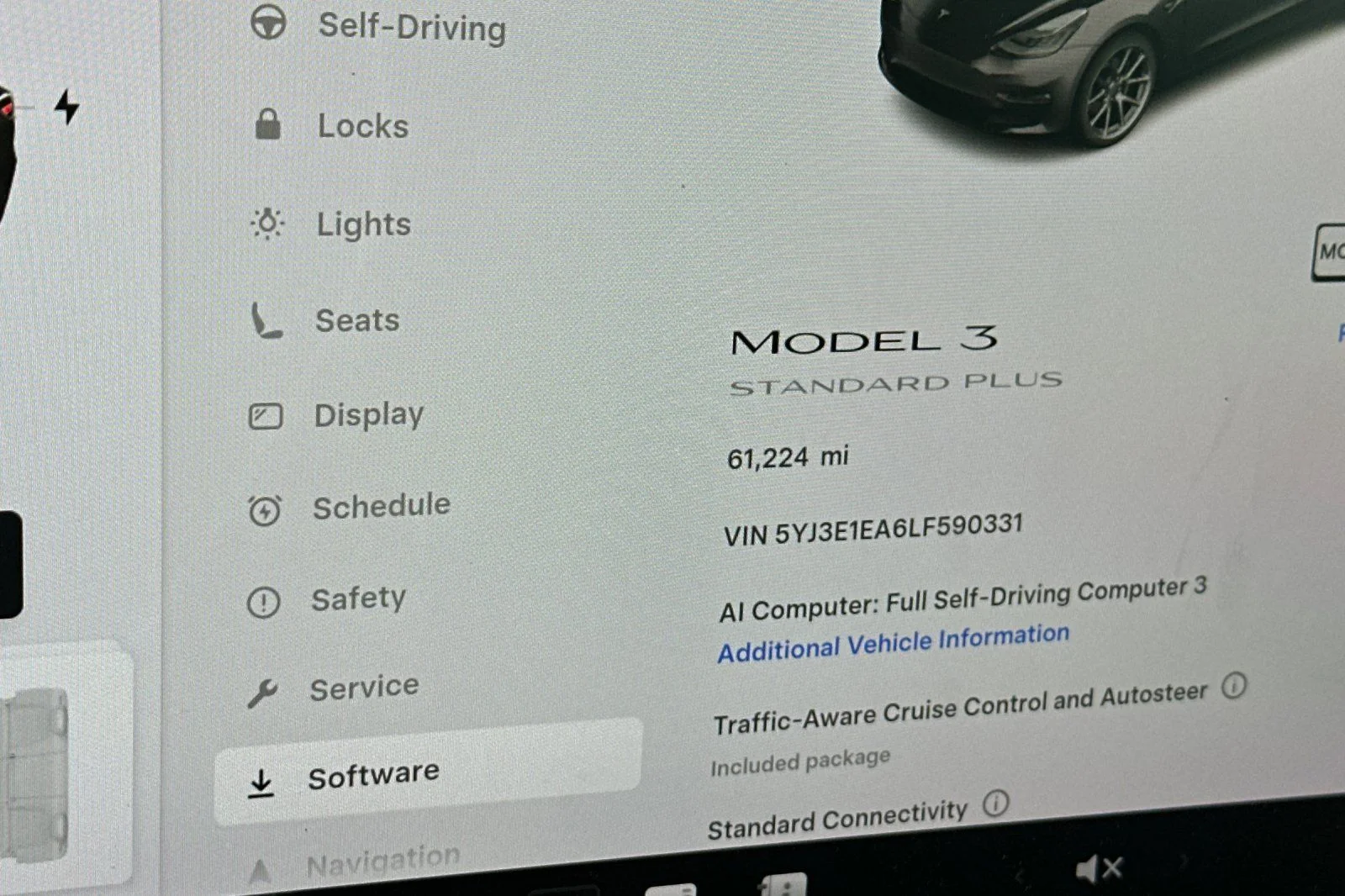 Used 2020 Gray Tesla Standard image 28
