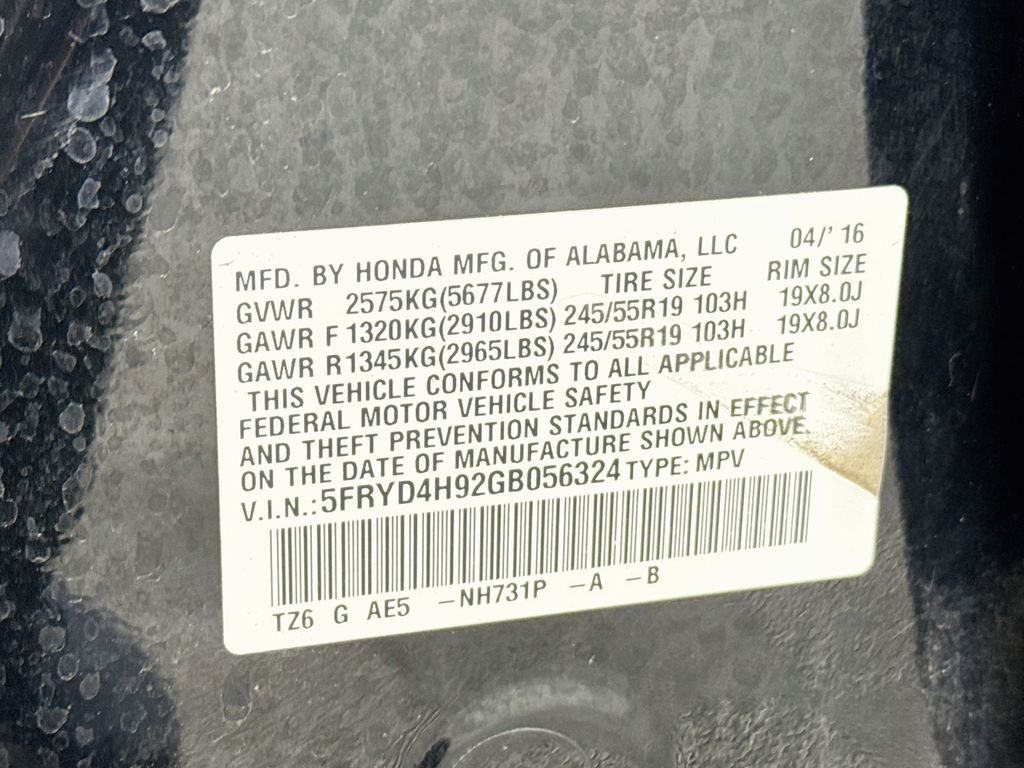 Used 2016 Black Acura 3.5L image 34