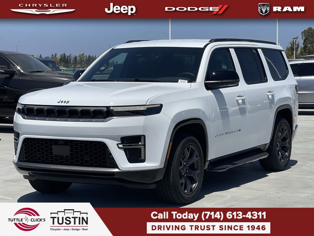 New 2026 Bright White Clear-Coat Exterior Paint Jeep Limited Altitude image 3