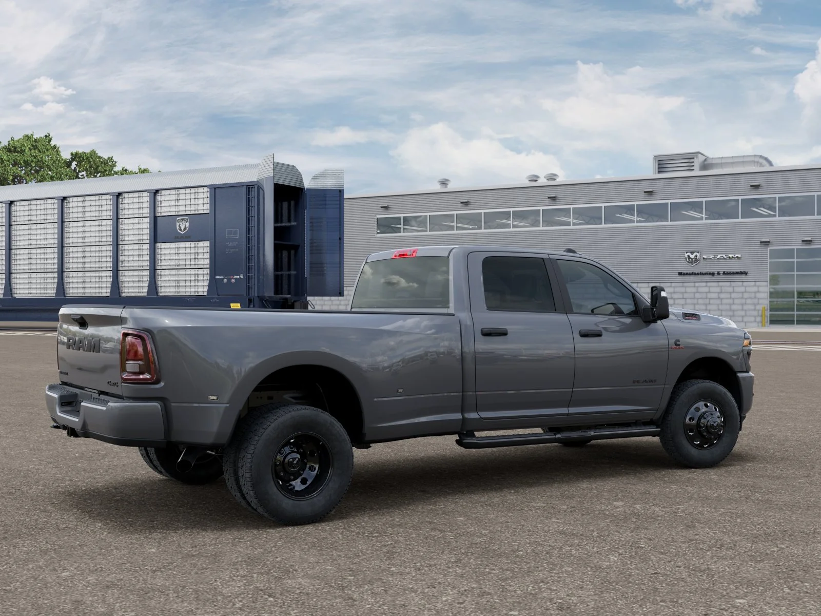 New 2026 Ceramic Gray Clear-Coat Exterior Paint RAM BIG HORN image 2