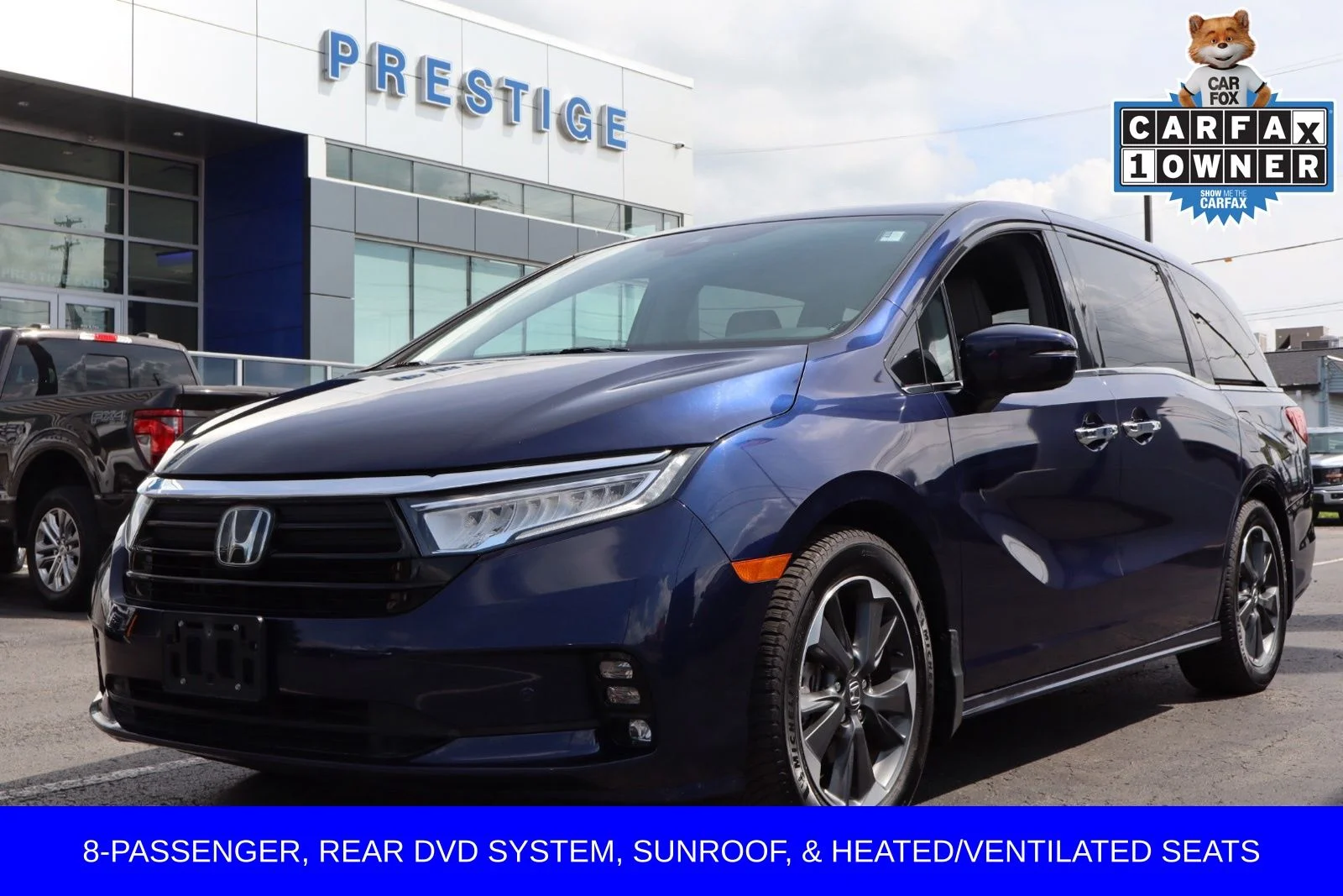 Used 2021 Obsidian Blue Pearl Honda Elite image 3