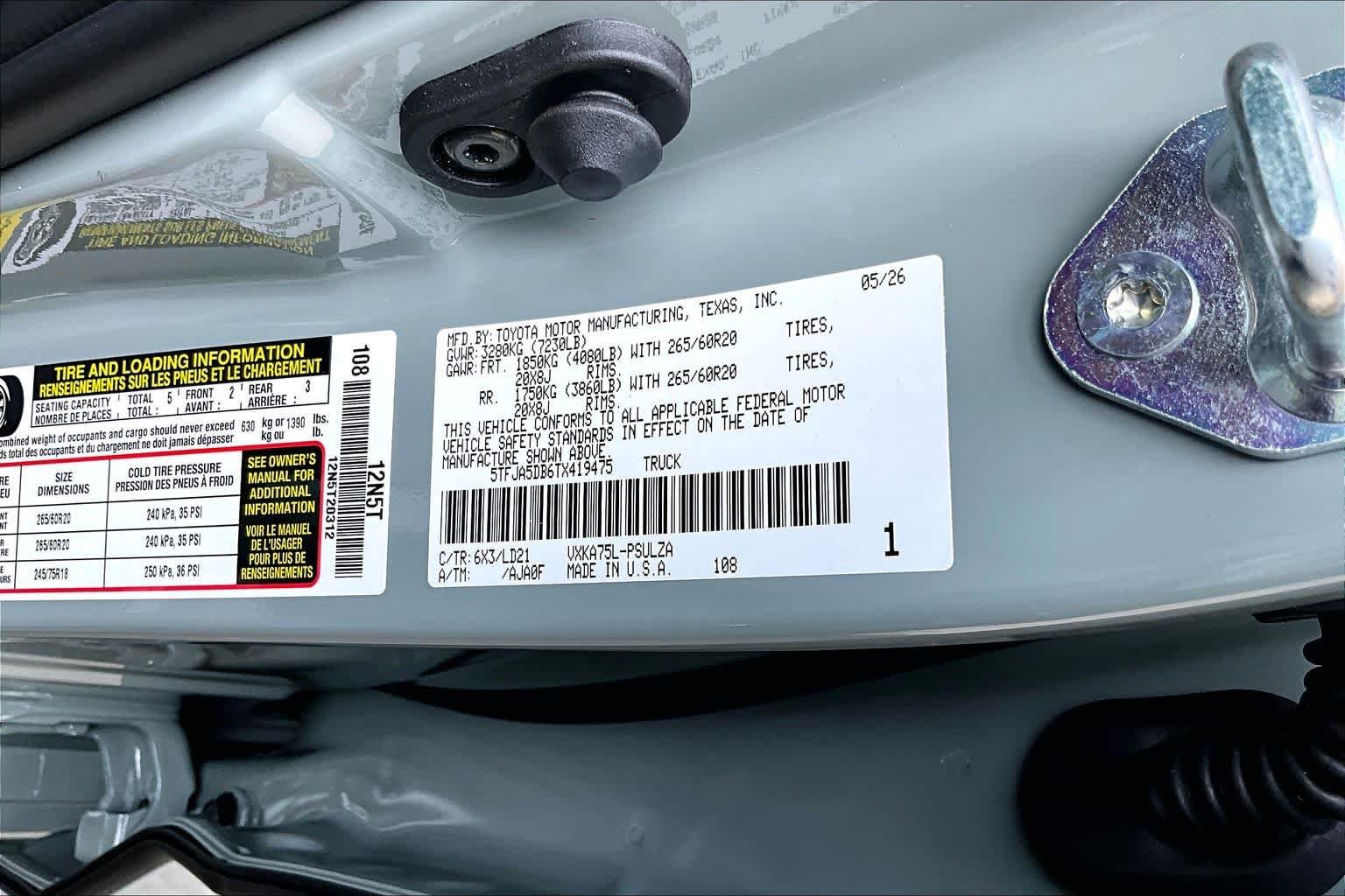 Used 2026 Lunar Rock Toyota Limited image 34