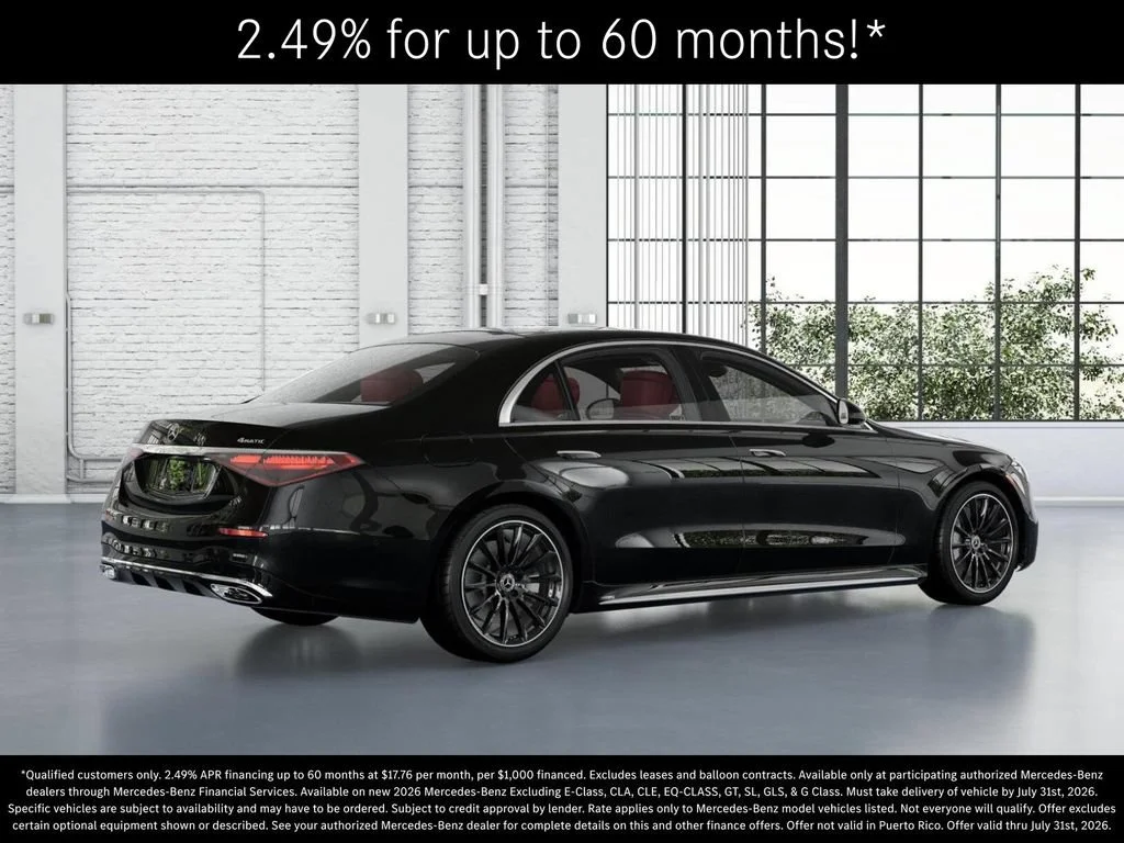 New 2026 Obsidian Black Metallic Mercedes-Benz S 580 image 62