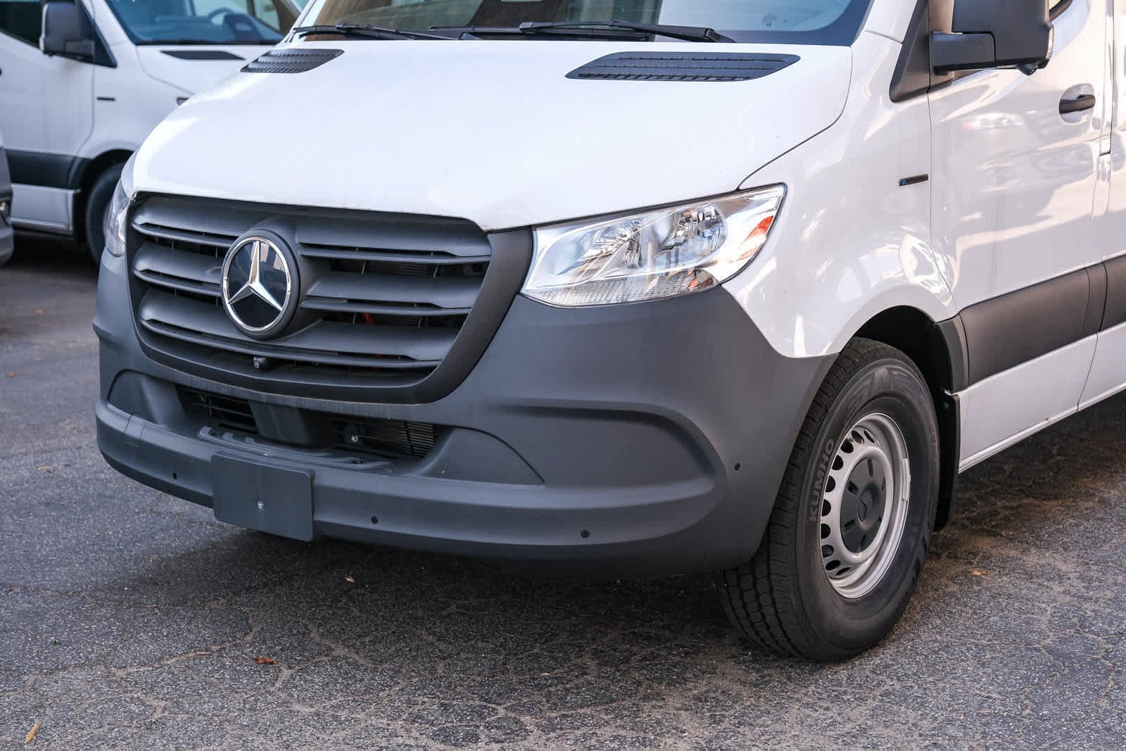 New 2025 Arctic White Mercedes-Benz Cargo 170 WB High Roof RWD Electric Motor image 11
