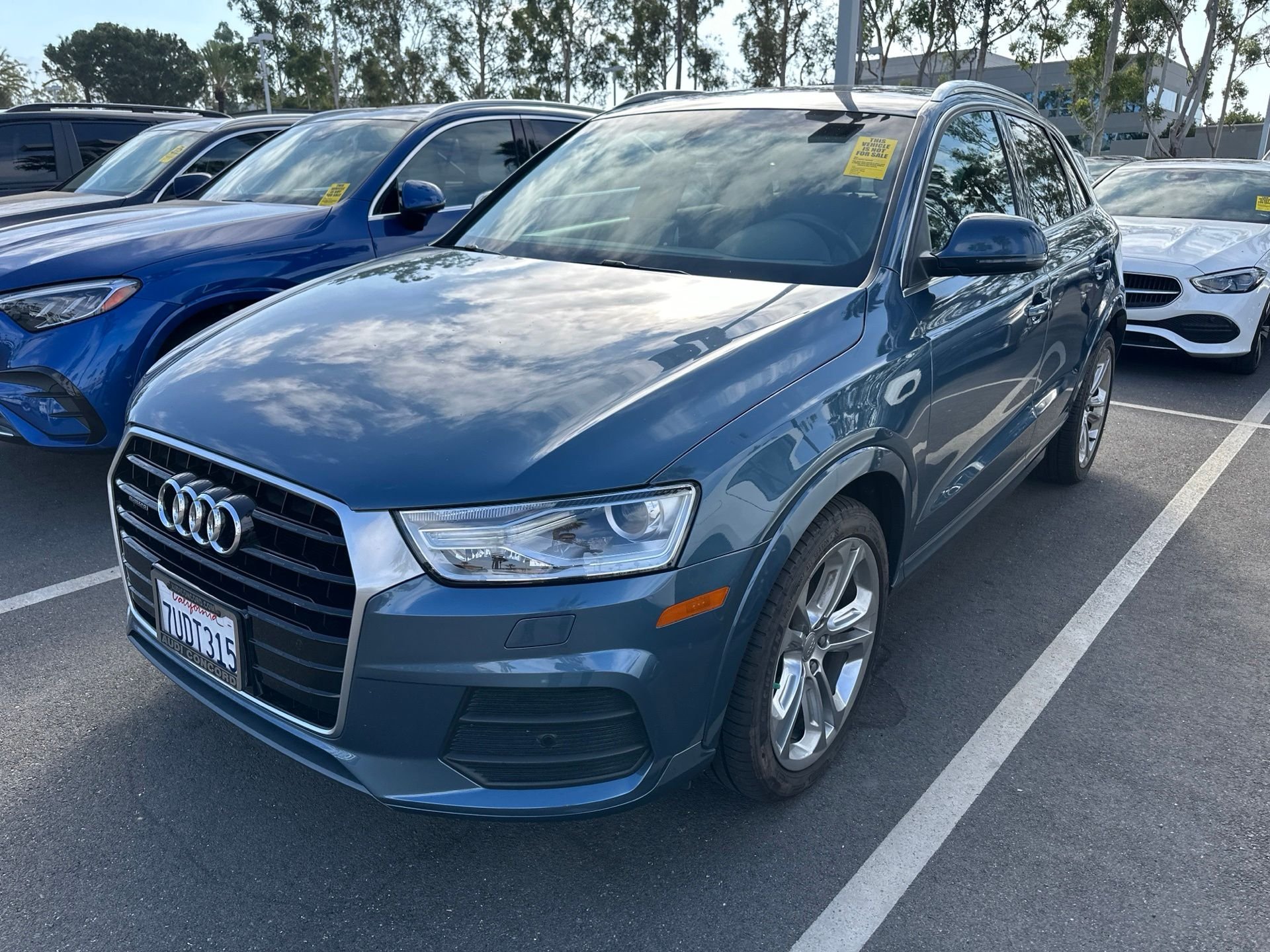 Used 2017 Blue Audi 2.0T Premium Plus image 1
