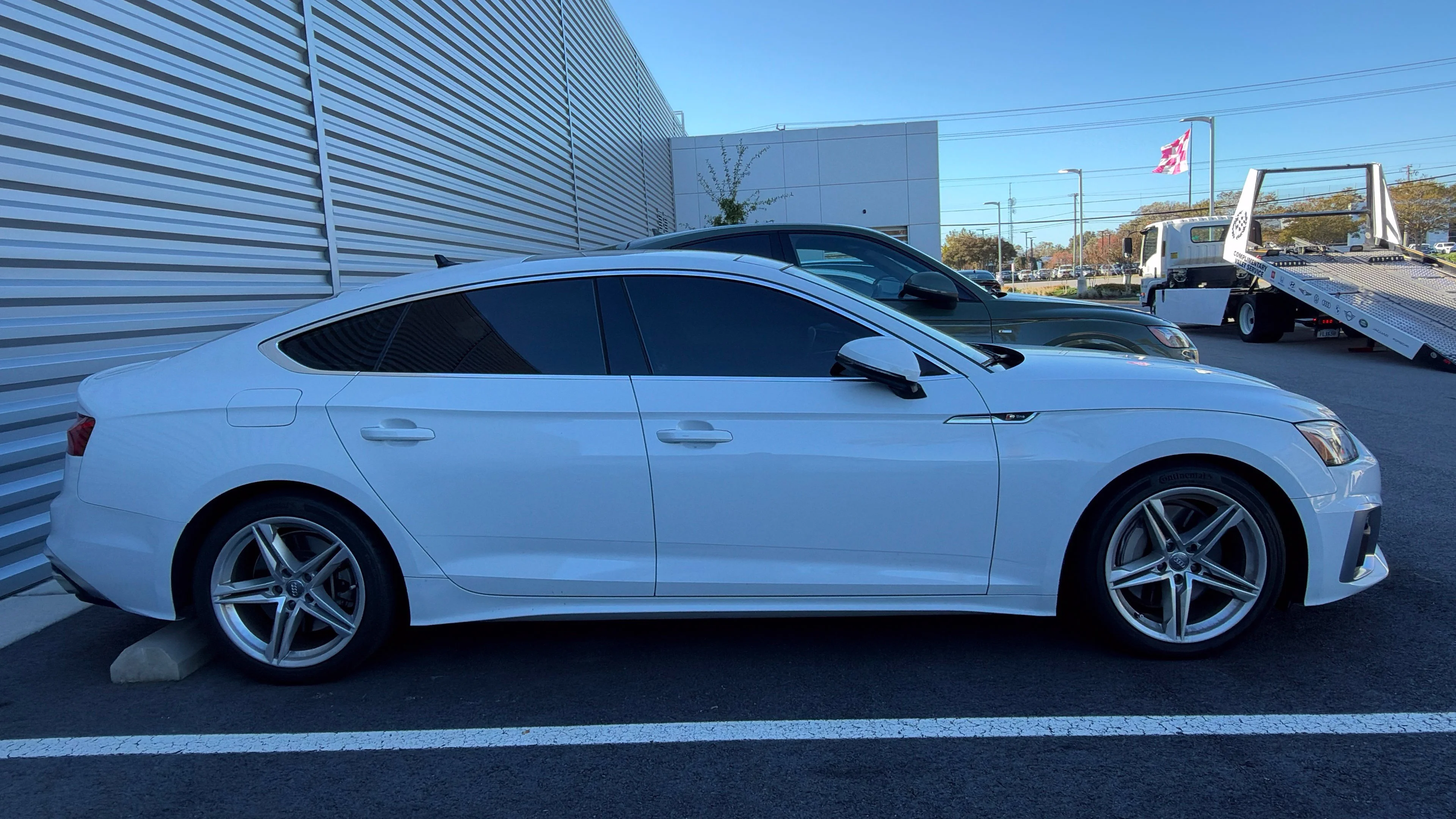 Used 2021 Glacier White Audi 45 S line Premium Plus image 4
