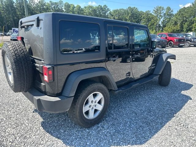 Used 2017 Black Clearcoat Jeep Unlimited Sport image 4