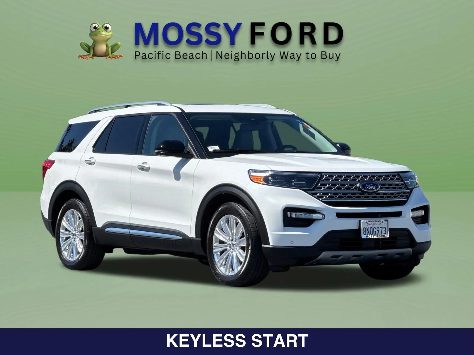 Certified Used 2020 White Metallic Ford Limited image 2