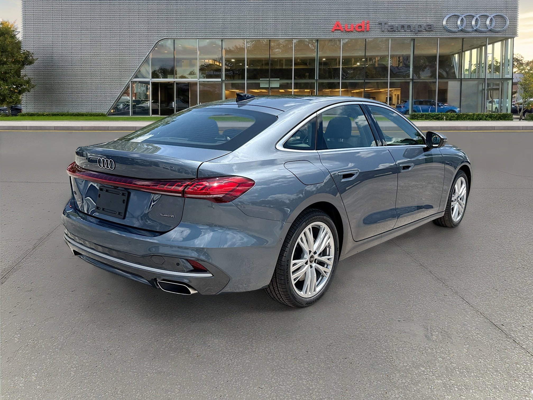 New 2026 Horizon Blue Metallic Audi Premium image 3