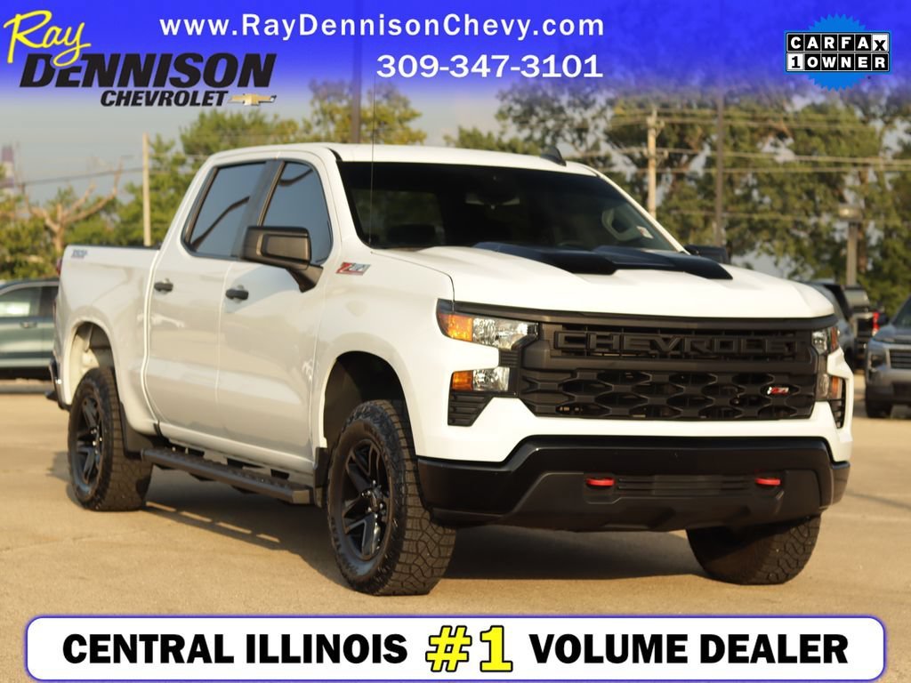 Used 2023 Summit White Chevrolet Custom Trail Boss image 1