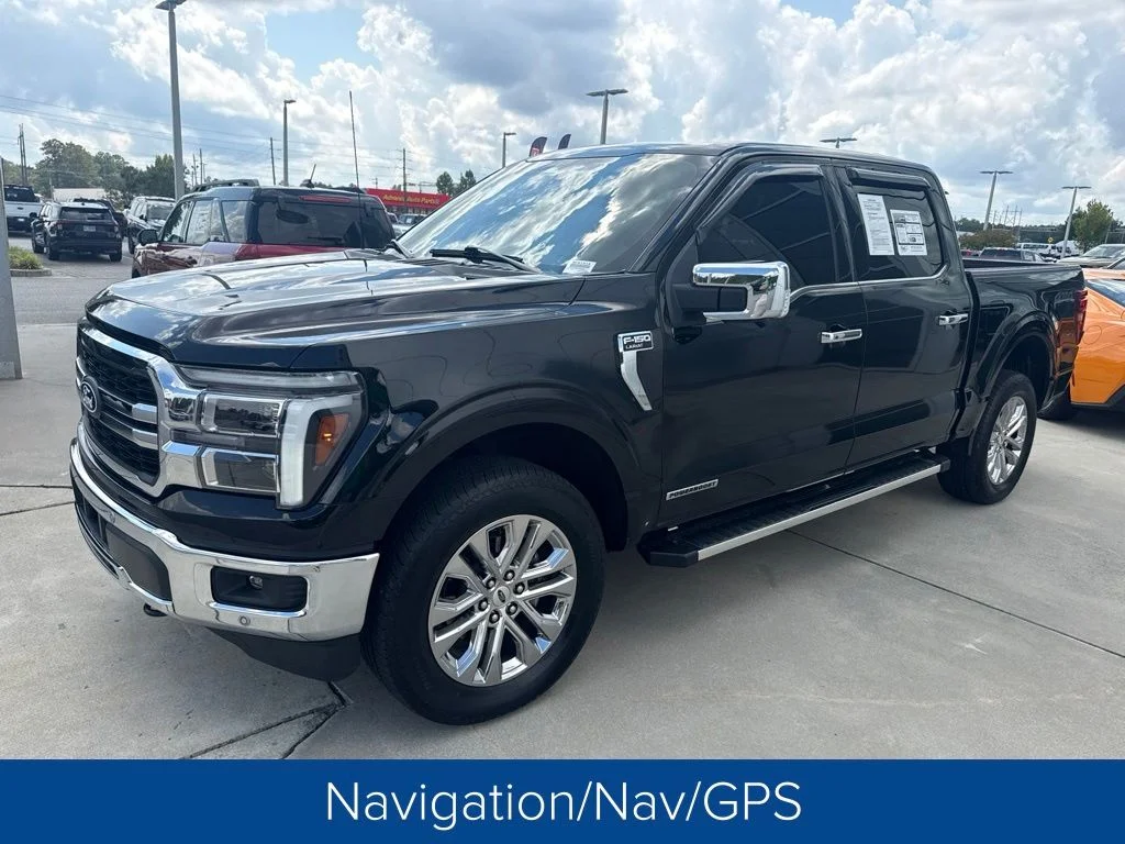 Certified Used 2025 Agate Black Metallic Ford Lariat image 3