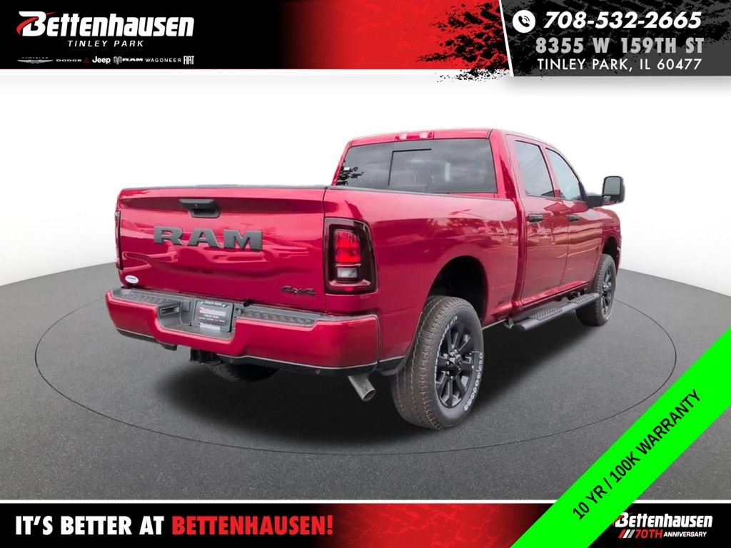 New 2026 Molten Red Pearl-Coat Exterior Paint RAM Black Express image 8