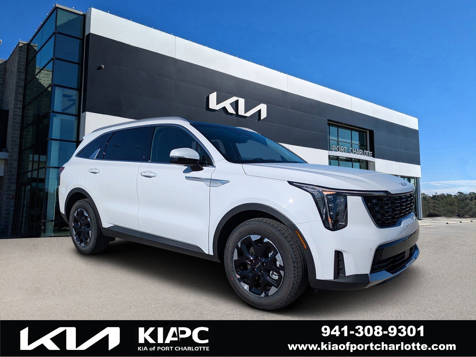 New 2026 Glacial White Pearl Kia S image 1