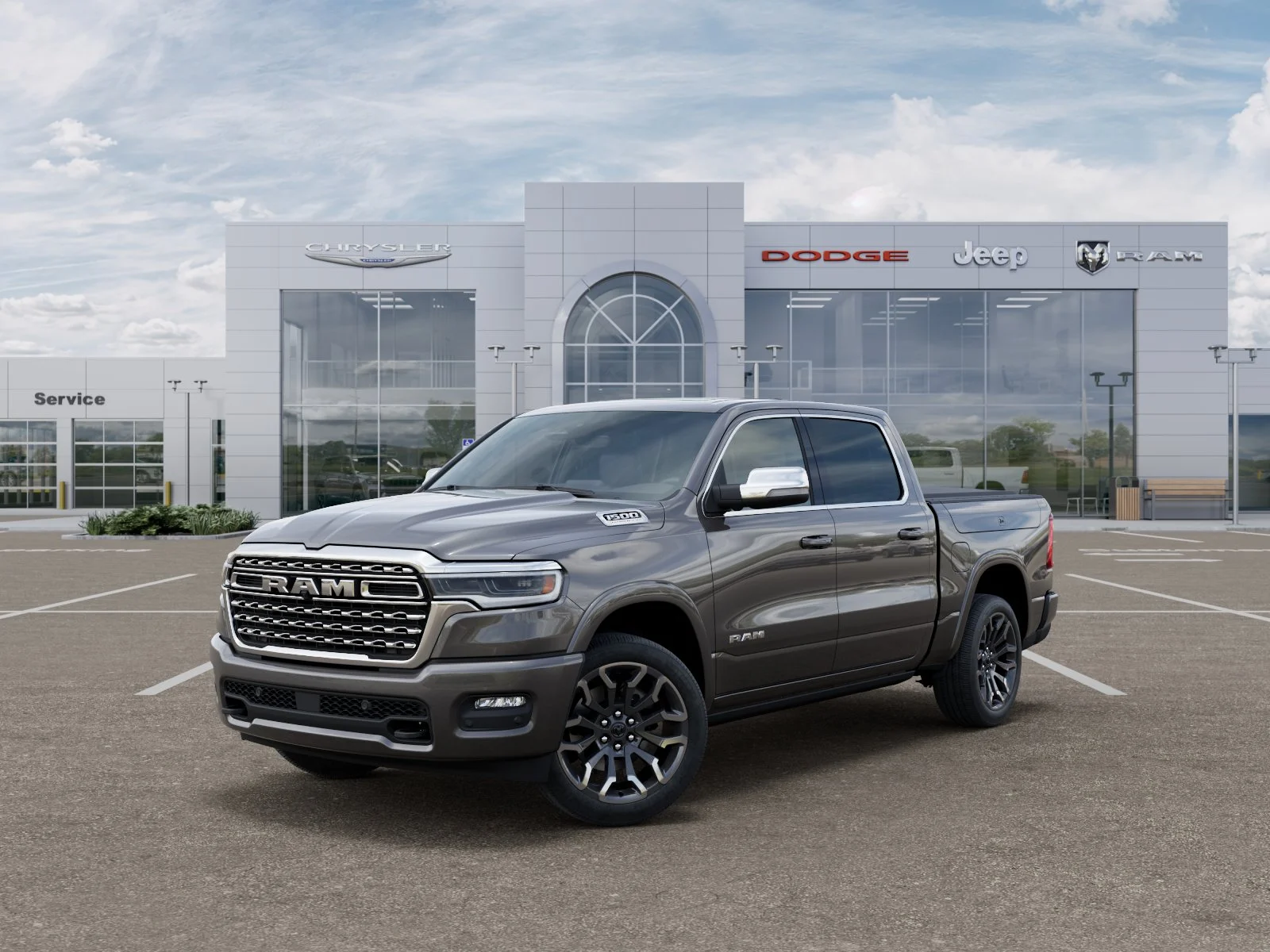 New 2026 Granite Crystal Metallic Clear-Coat Exterior Paint RAM Longhorn image 31