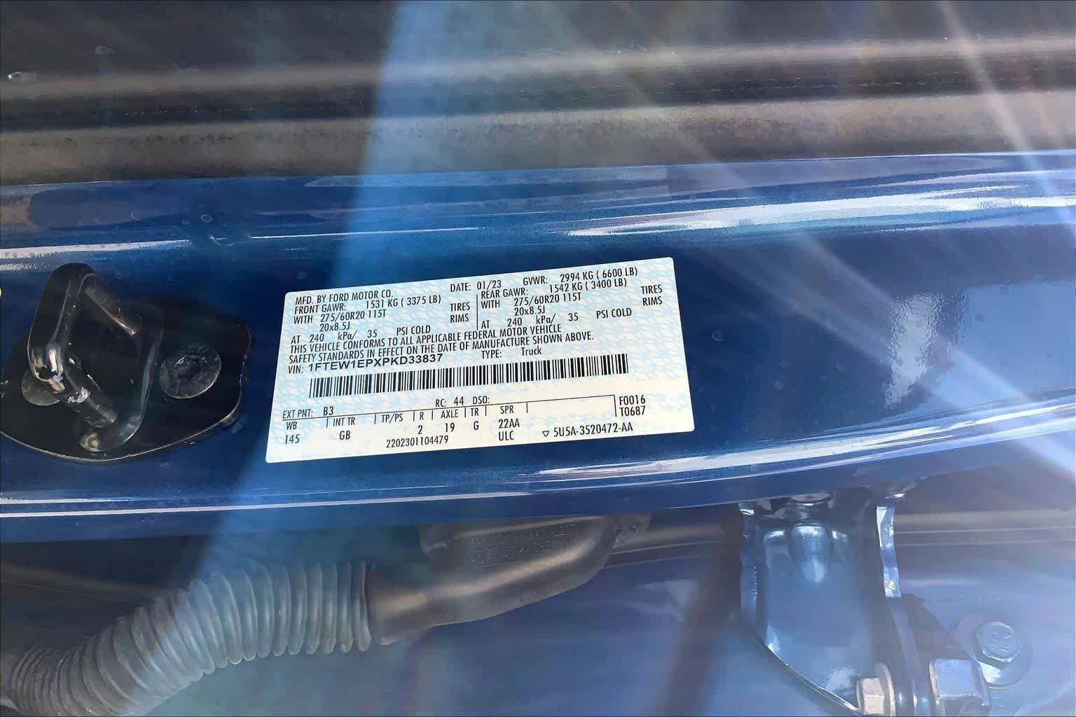 Used 2023 Atlas Blue Metallic Ford XL image 36