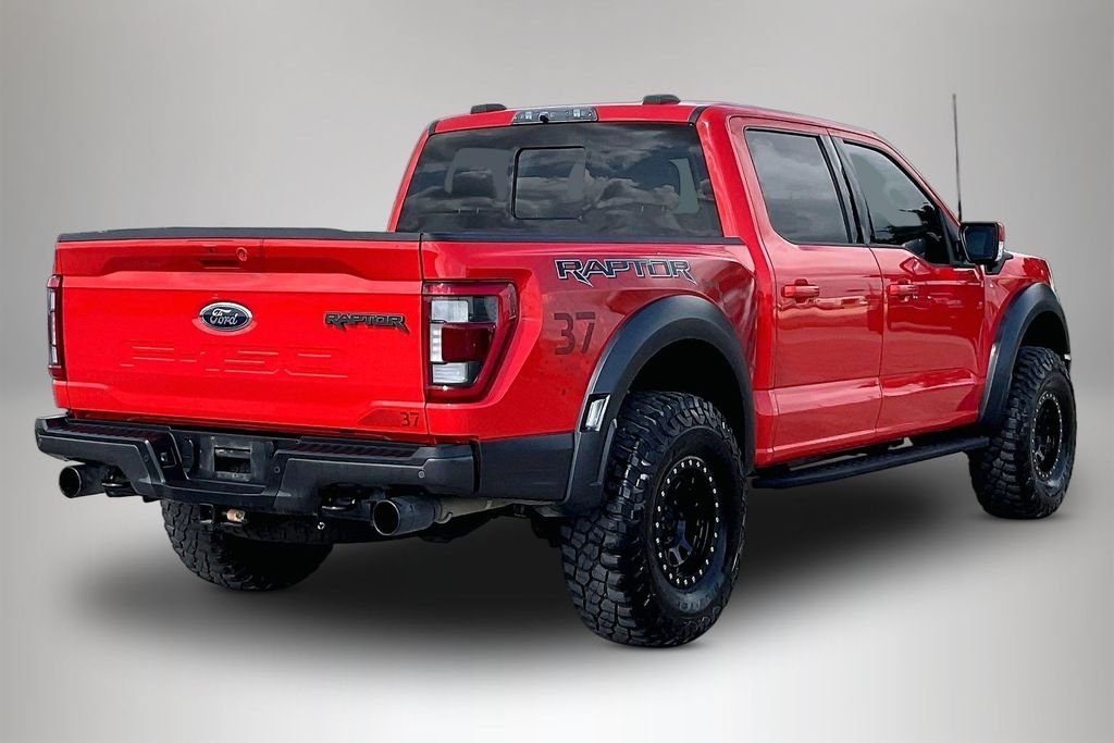 Used 2022 Orange Metallic Ford Raptor image 5
