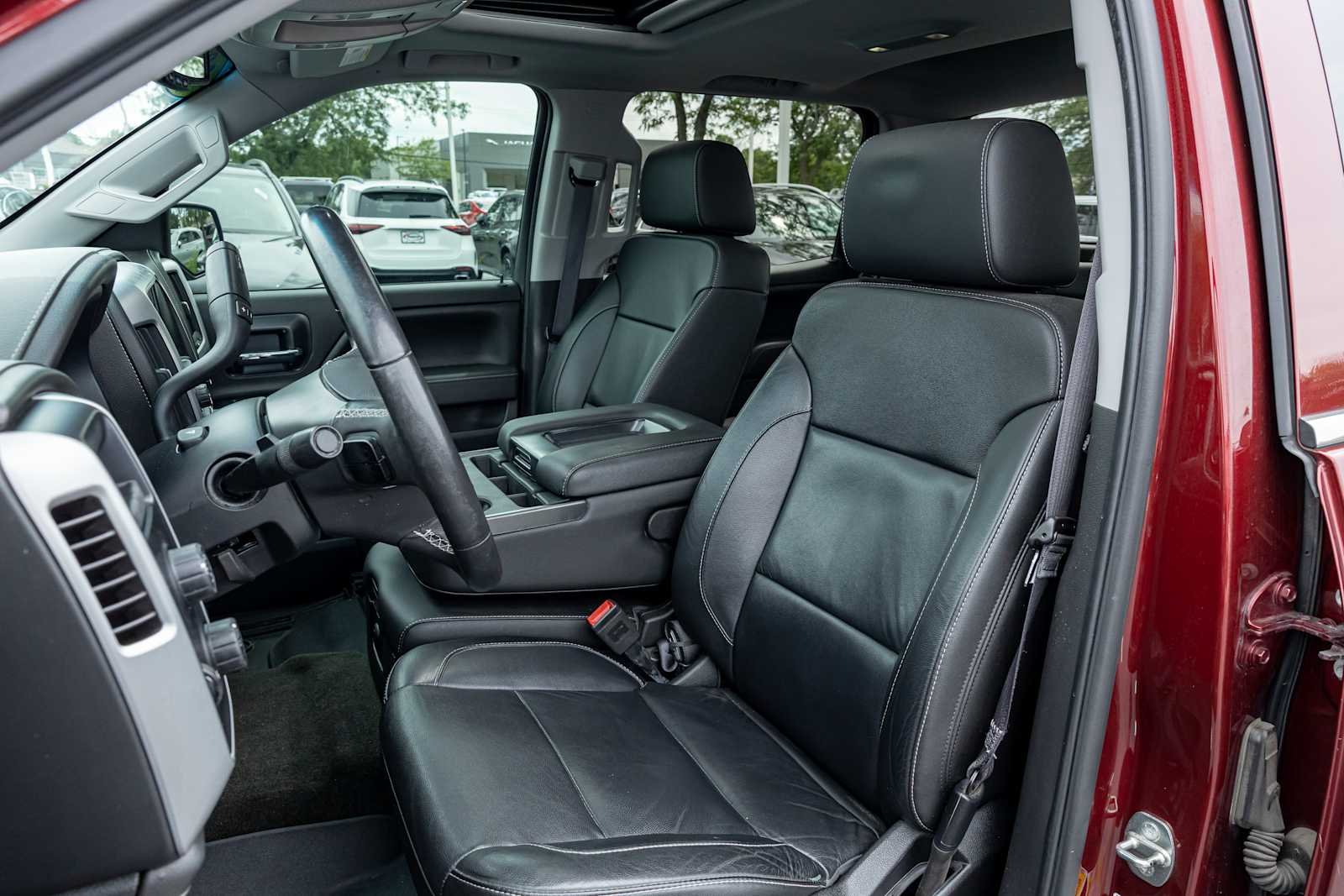 Used 2017 Crimson Red Tintcoat GMC SLT image 32