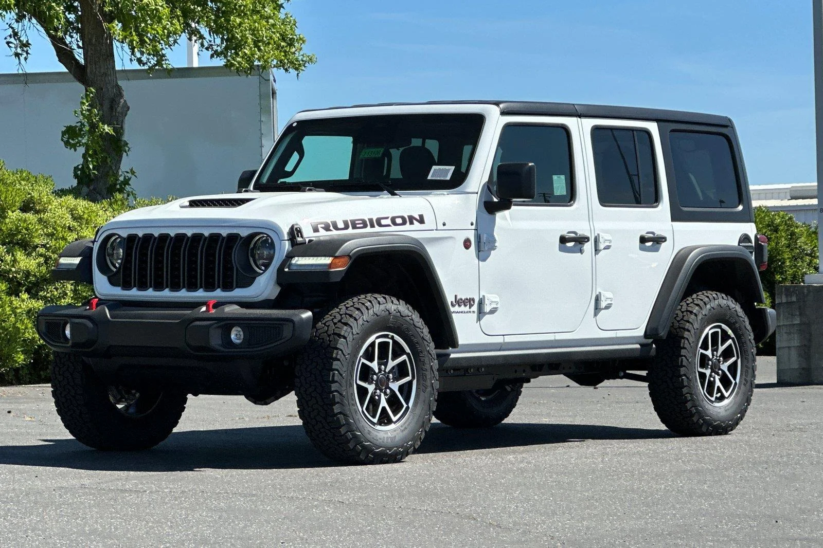 New 2026 Bright White Clearcoat Jeep Rubicon image 8