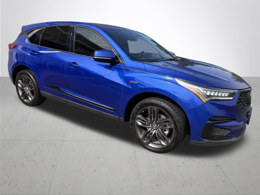 Certified Used 2021 Apex Blue Pearl Acura A-Spec Package image 4