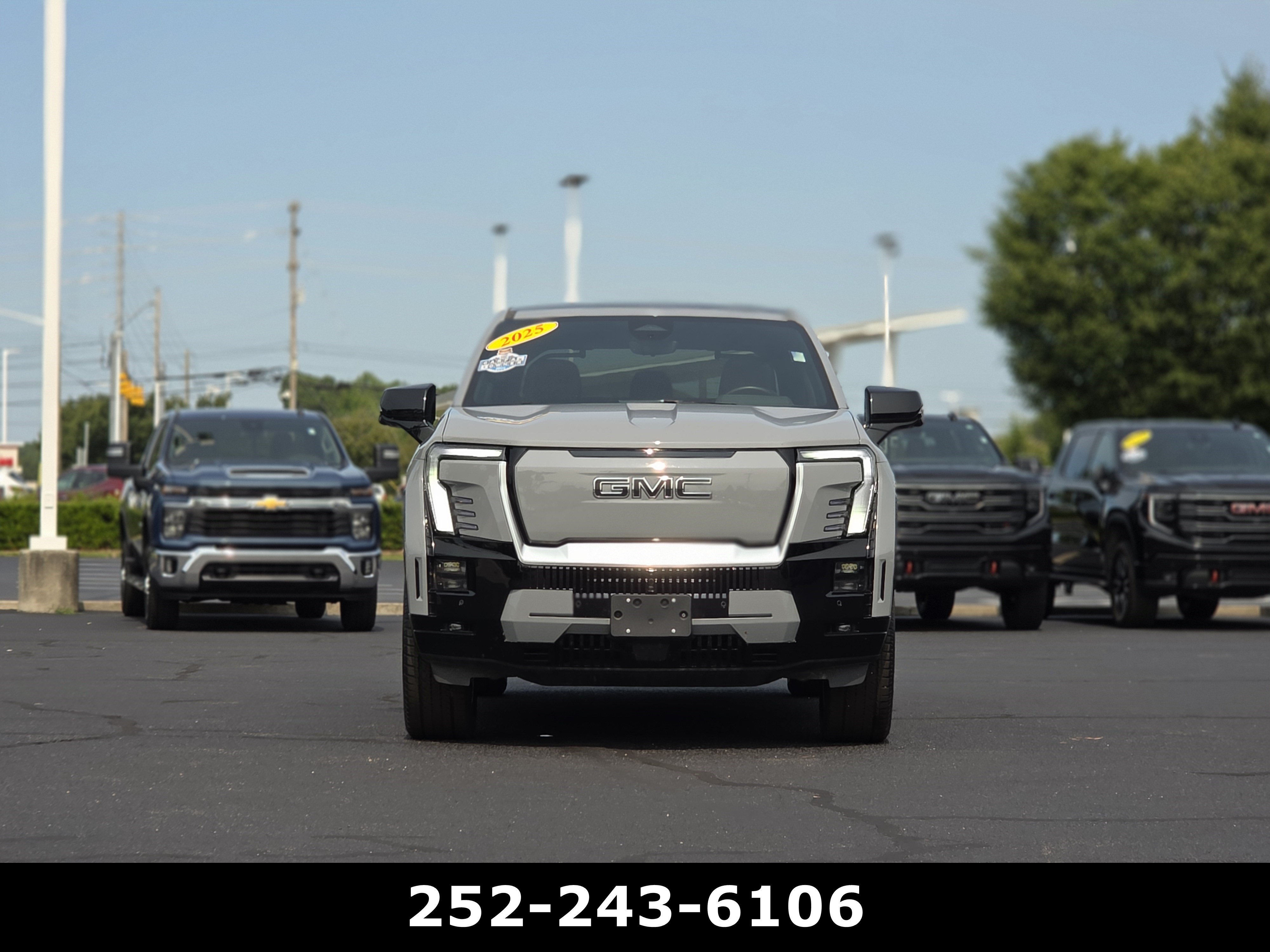 Used 2025 Thunderstorm Gray GMC Max Range Denali image 2