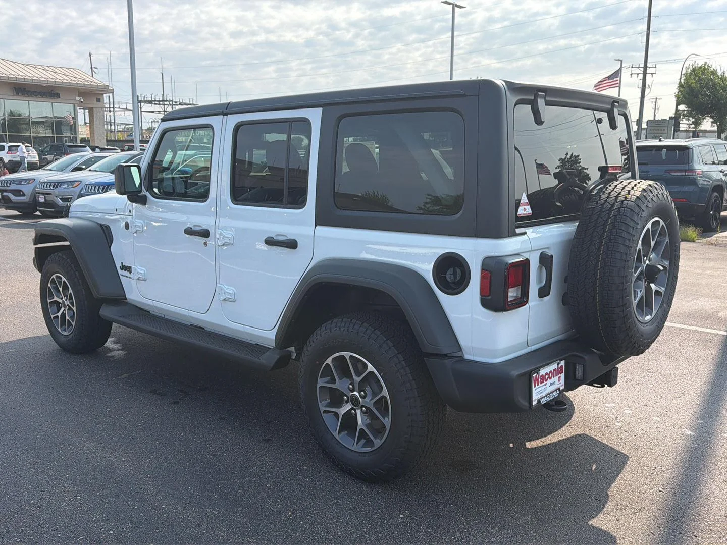 New 2026 Bright White Clearcoat Jeep Sport S image 5